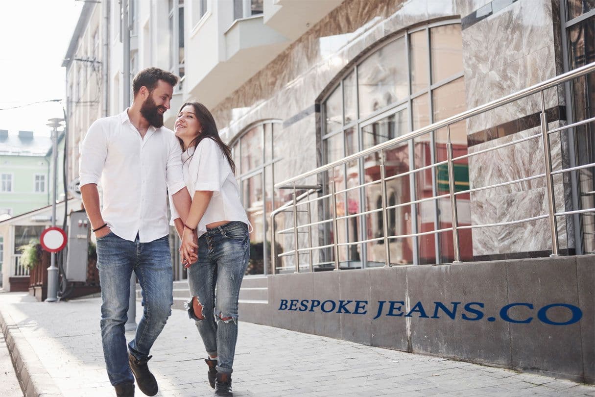 Custom made jeans banner