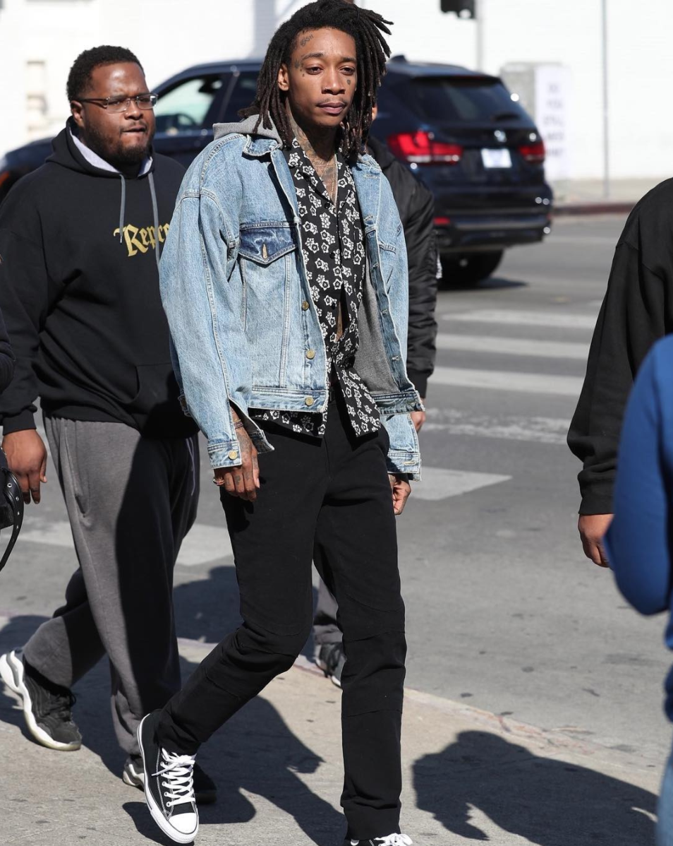 Wiz Khalifa Denim Wardrobe
