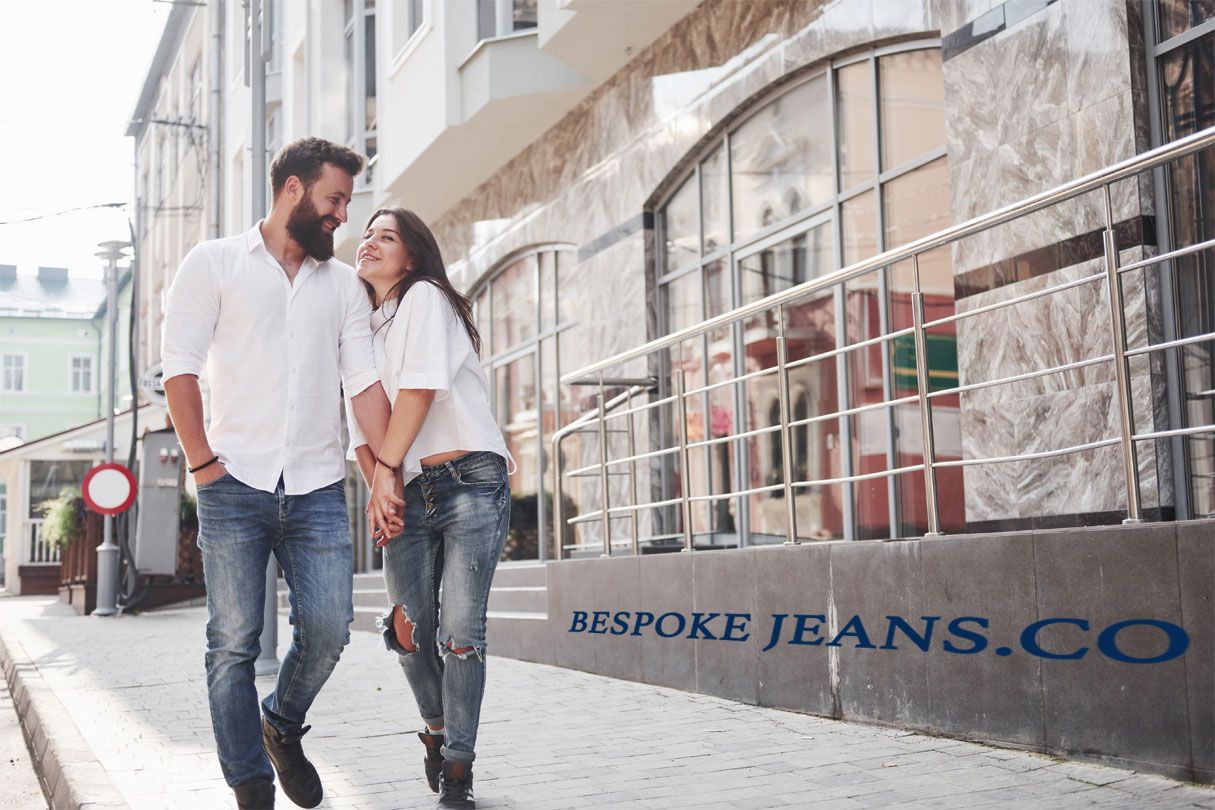 Custom made jeans banner